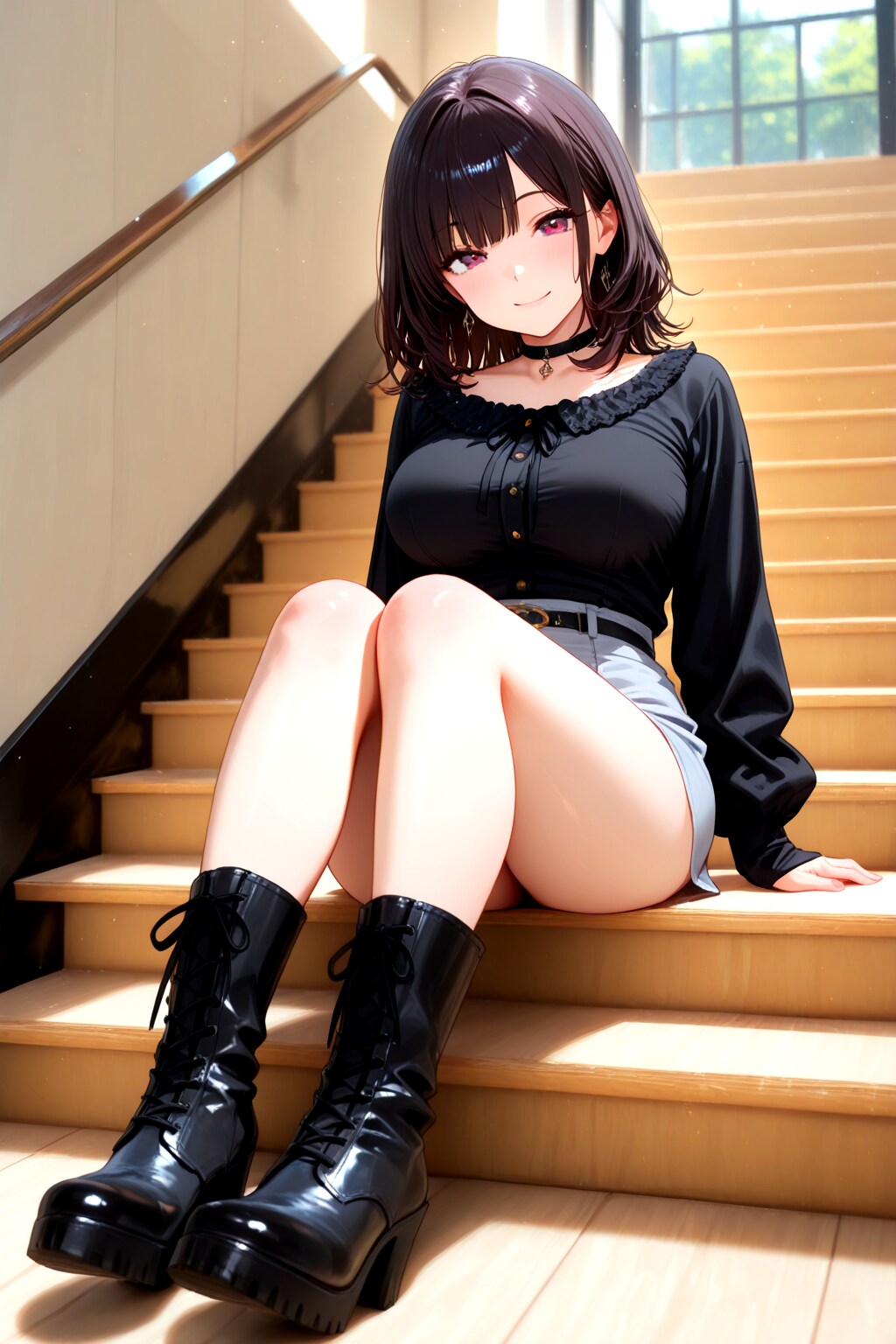 106（階段に座っちゃう）