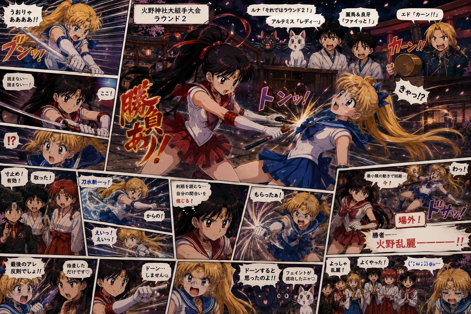 第2回 火野神社大組手大会　1回戦第六試合３ | の人気AIイラスト・グラビア