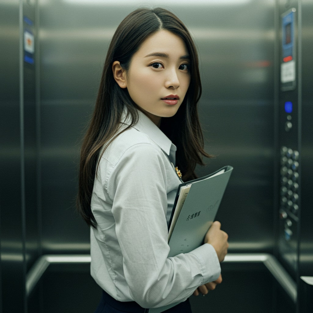 エレベーターの彼女