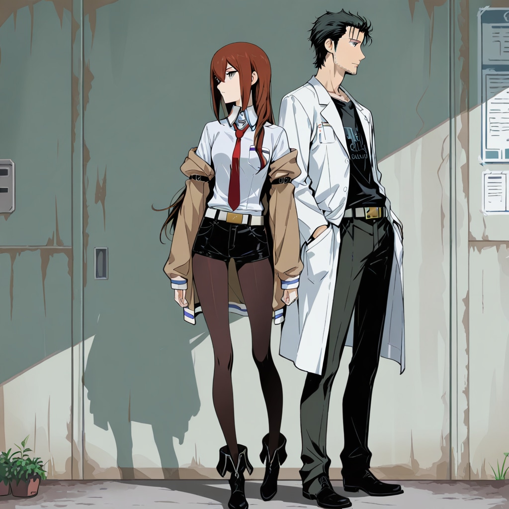 凶真＆紅莉栖（Steins;Gate）① | の人気AIイラスト・グラビア