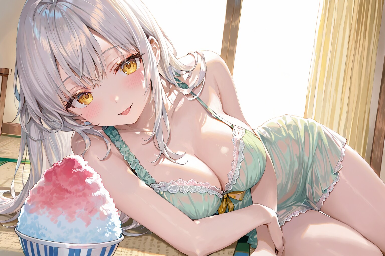 暑いね～