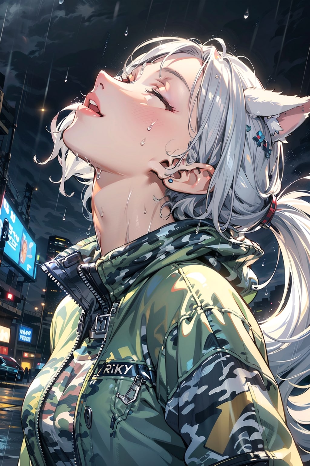 雨の日キス顔選手権💋💕🐺