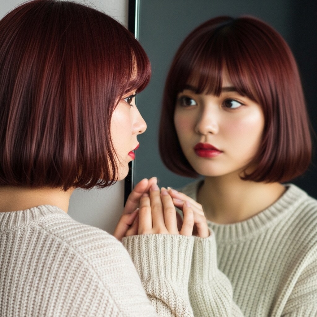 鏡の向こうの私って、、、