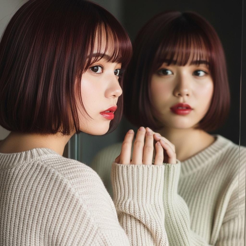 鏡の向こうの私って、、、