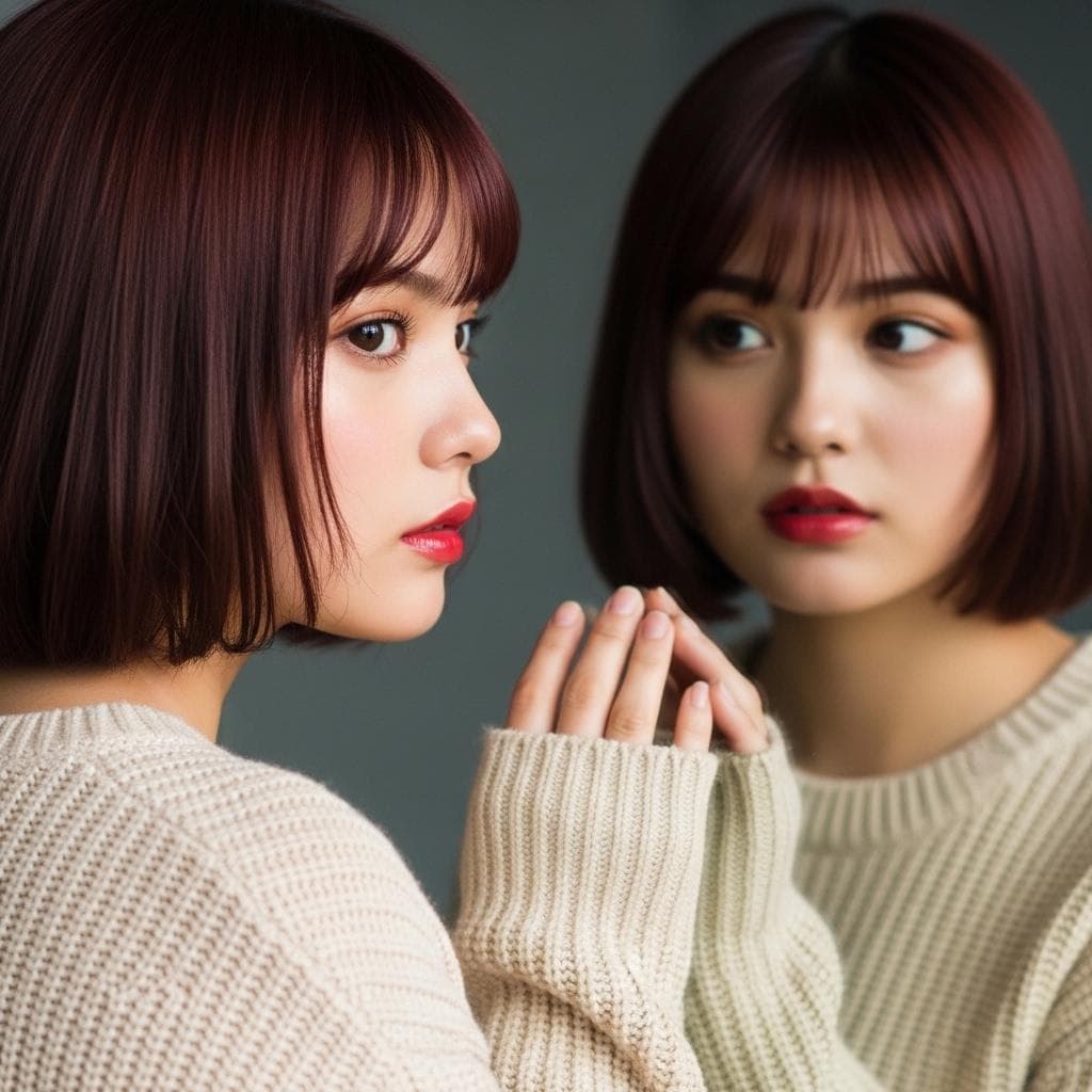 鏡の向こうの私って、、、