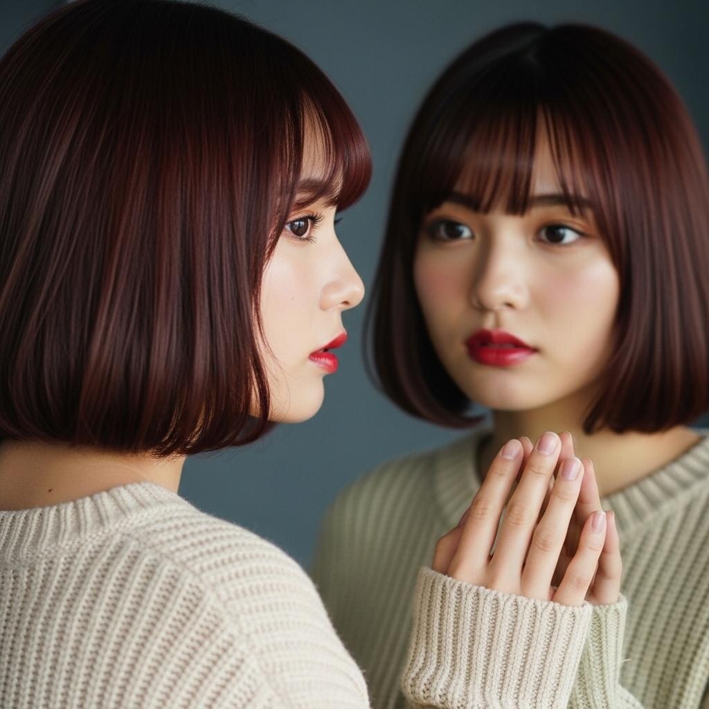 鏡の向こうの私って、、、