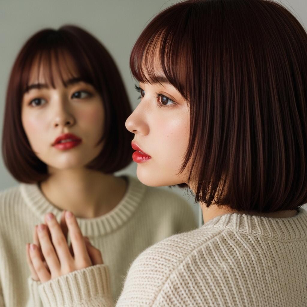 鏡の向こうの私って、、、