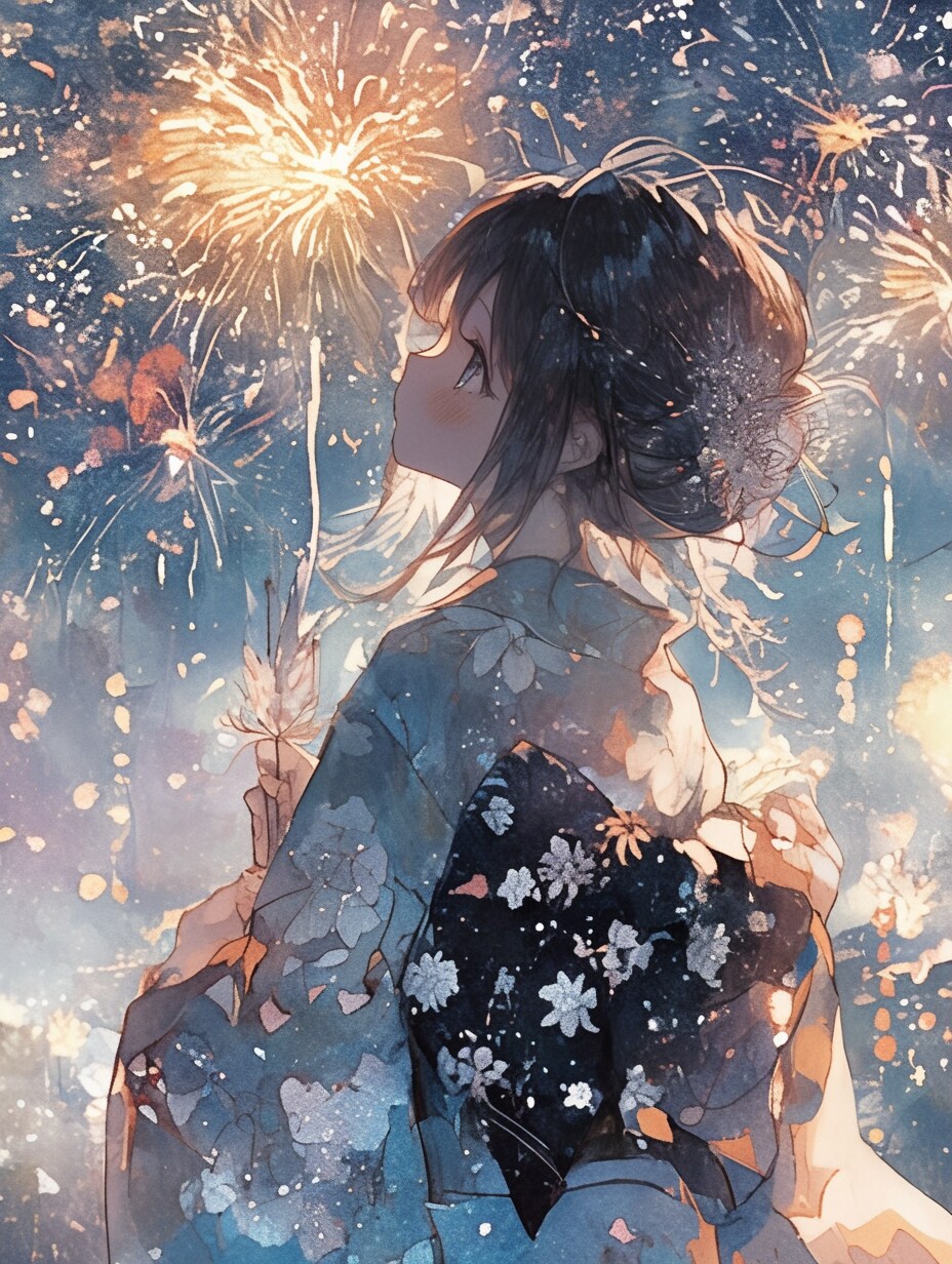 花火 | の人気AIイラスト・グラビア