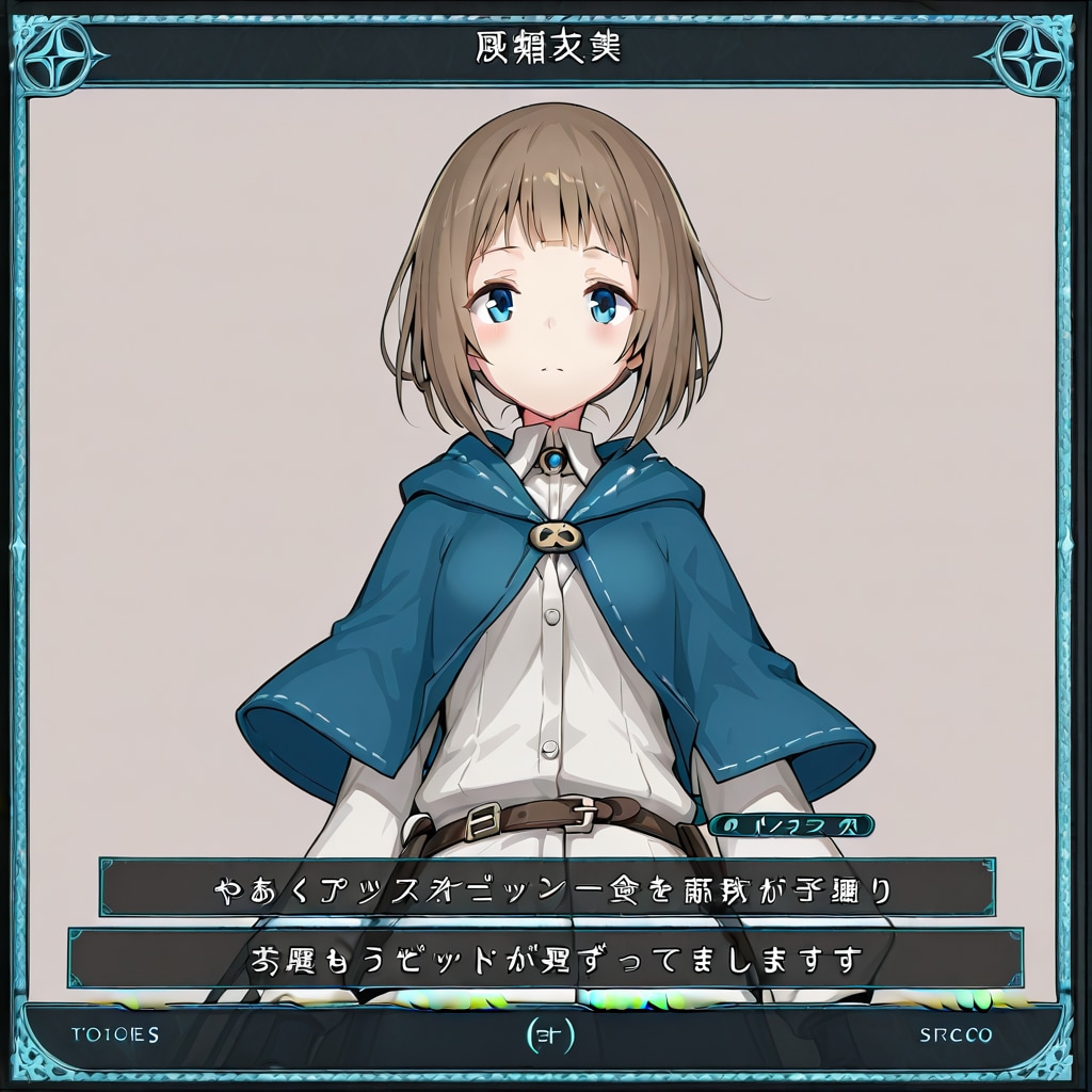 ベタなステータス画面