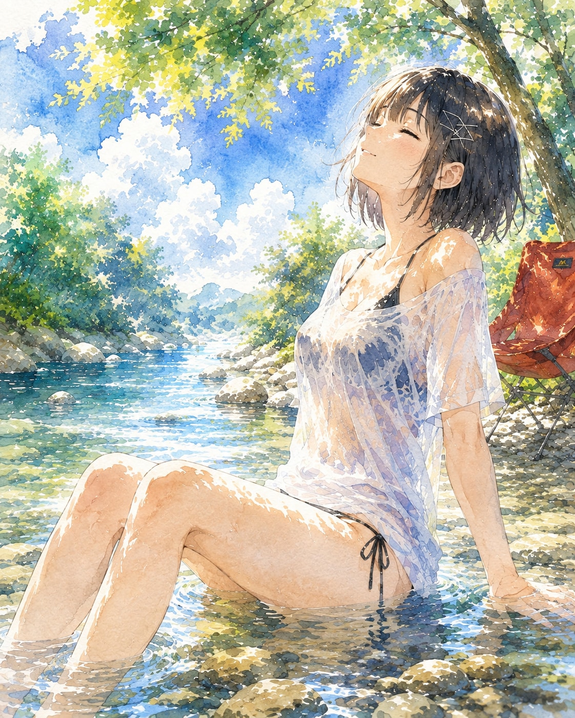 冷たくて気持ちいい