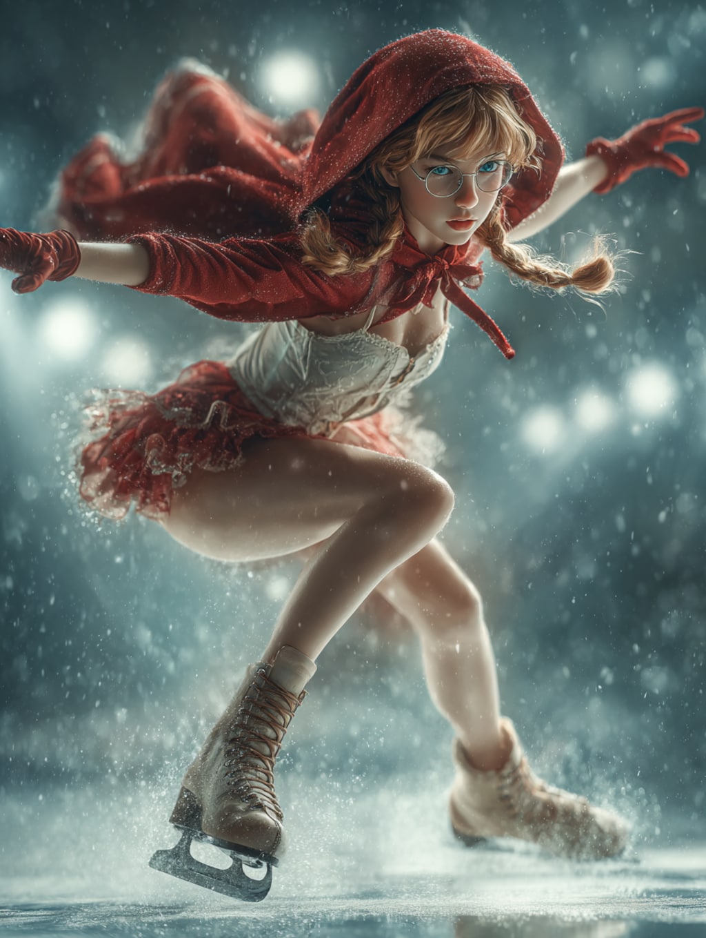 赤ずきんちゃんのフィギュアスケート