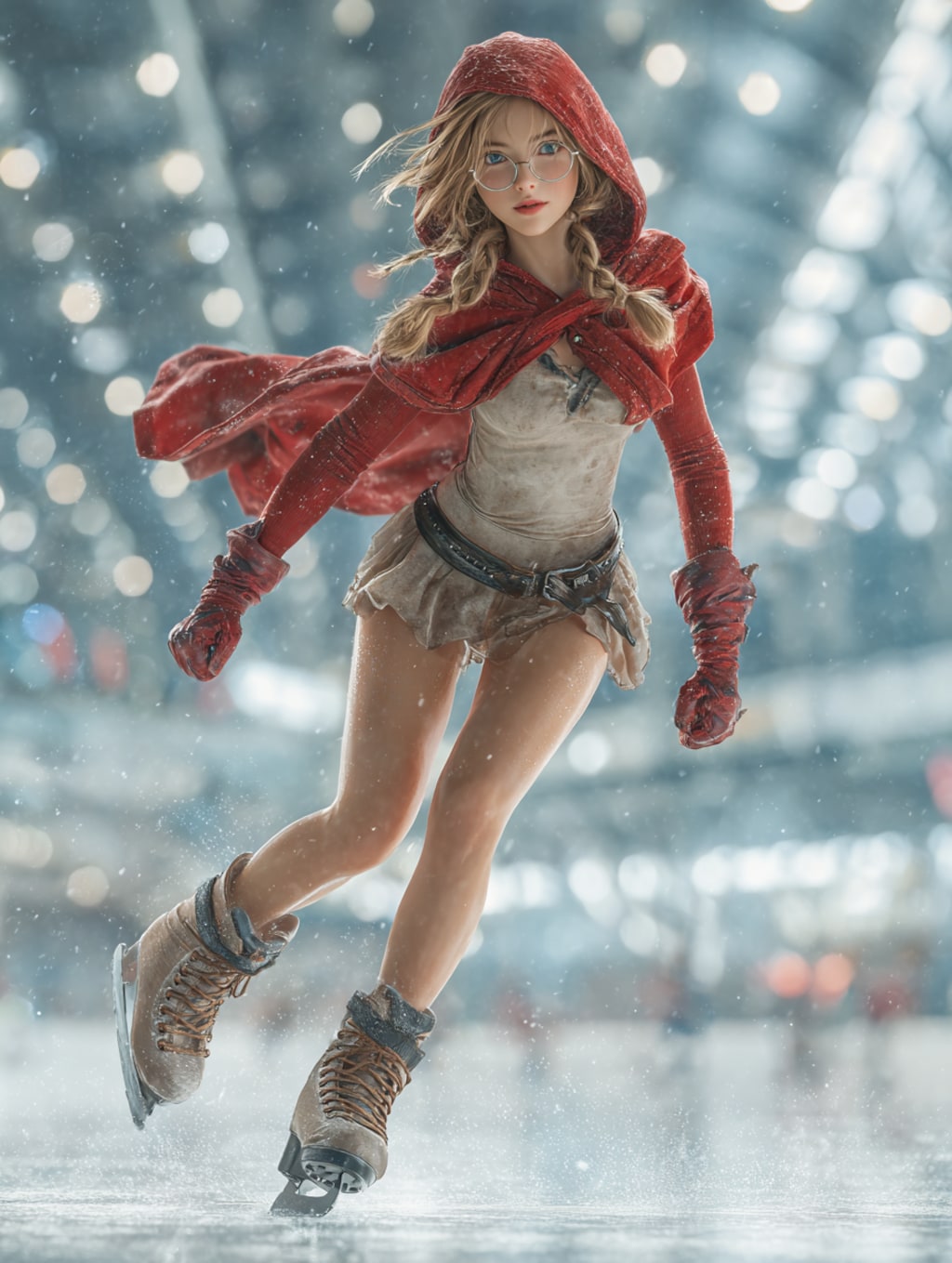 赤ずきんちゃんのフィギュアスケート