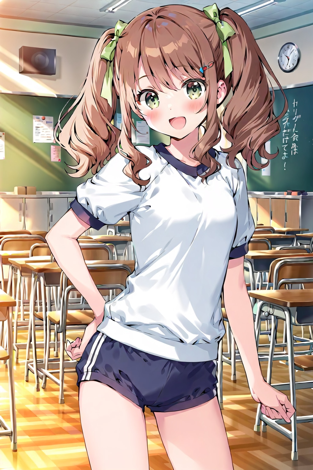 明るくて活発な子