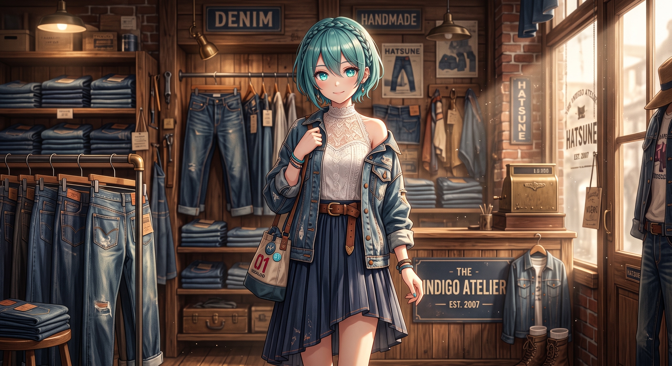 お出かけミクさん　１０ | の人気AIイラスト・グラビア