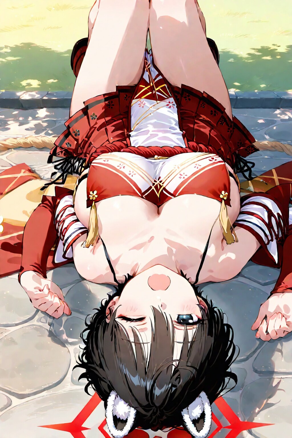こんなところで寝たら危ないよ