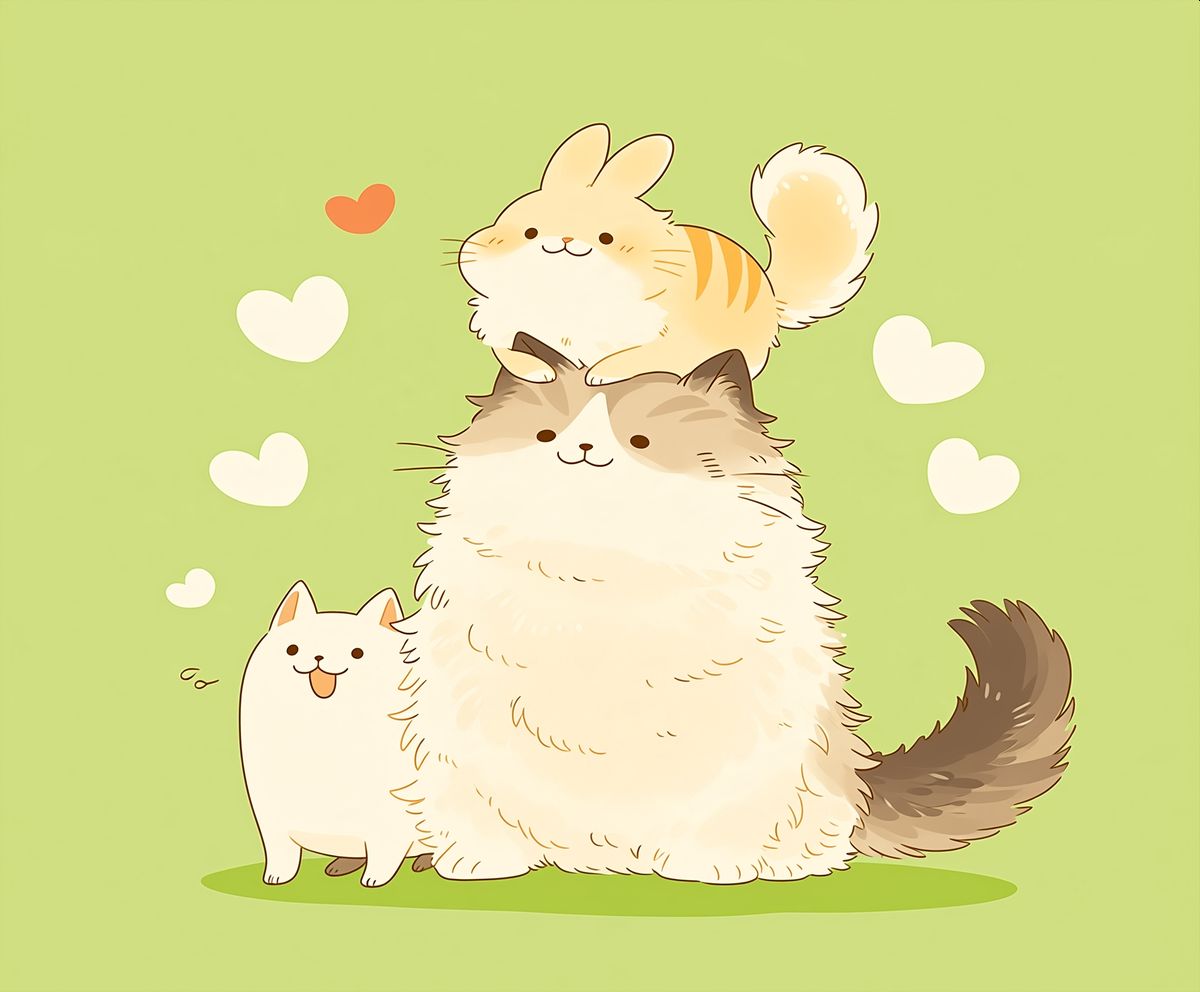 モフモフたち | の人気AIイラスト・グラビア