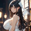ドレスと天使の翼と女子高校生と 4枚目