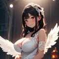 ドレスと天使の翼と女子高校生と 7枚目