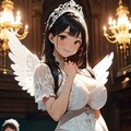 ドレスと天使の翼と女子高校生と 3枚目