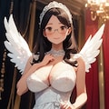 ドレスと天使の翼と女子高校生と 11枚目