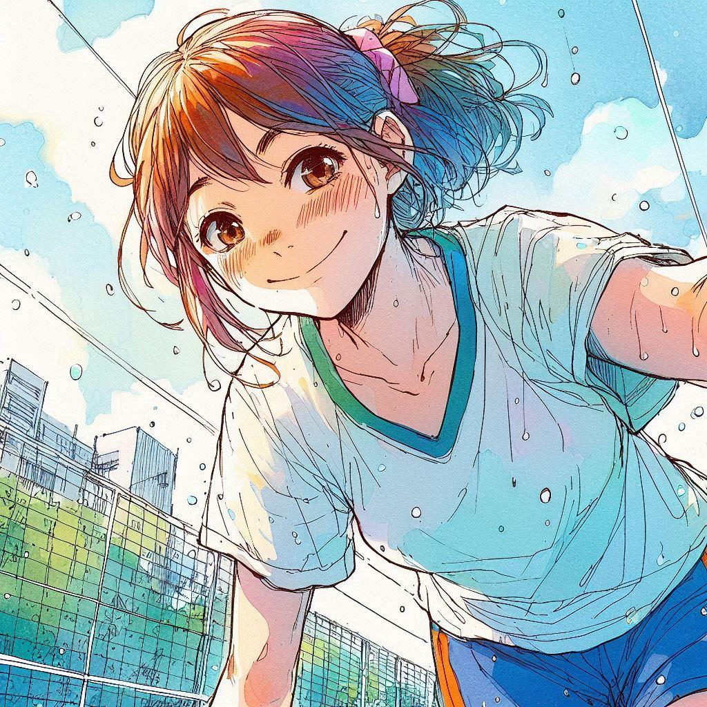 スポーツ少女-青春篇 | の人気AIイラスト・グラビア