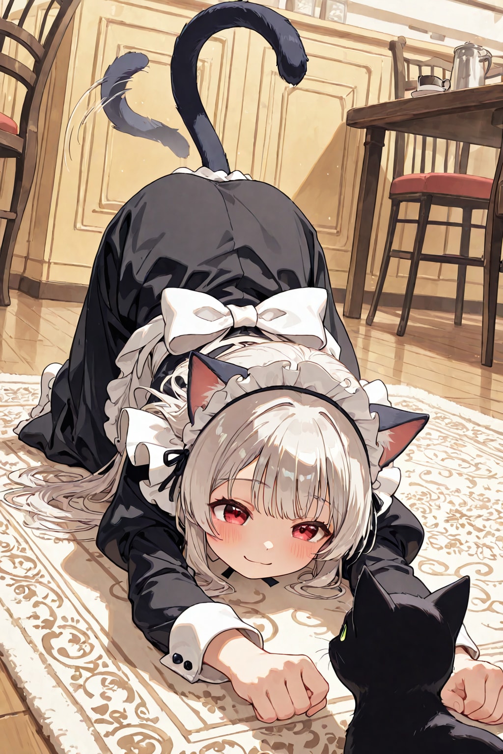 たまには猫のように振る舞いたい銀音ちゃん