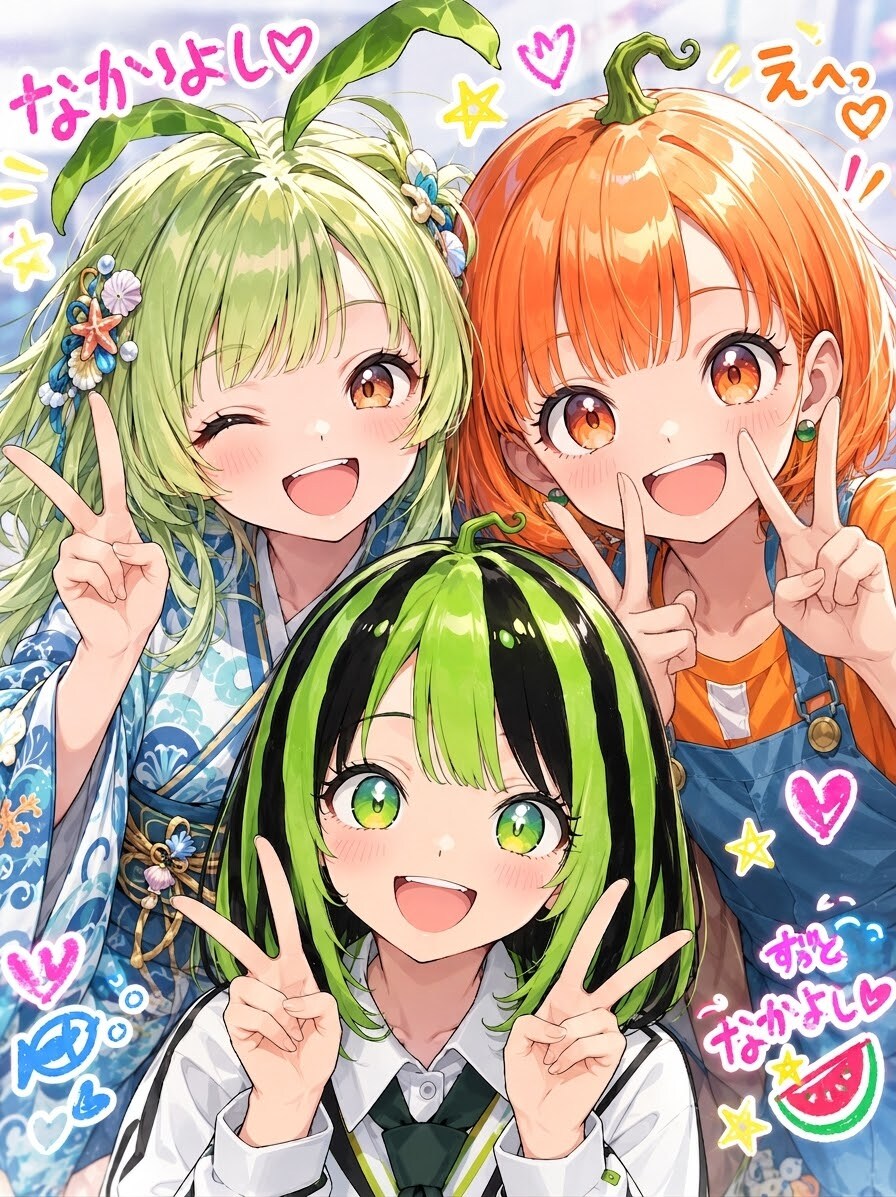 プリクラ(ギャルピース失敗) | の人気AIイラスト・グラビア