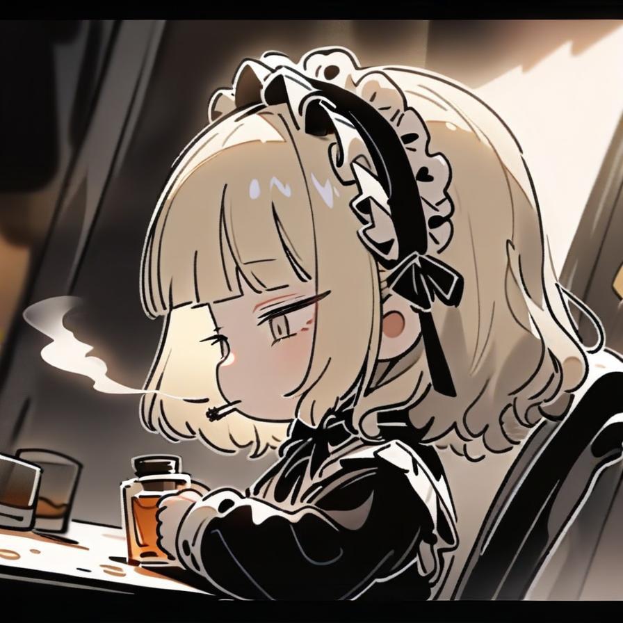 MPを回復したい夜〜酒とタバコとおピッツァと〜 | の人気AIイラスト・グラビア