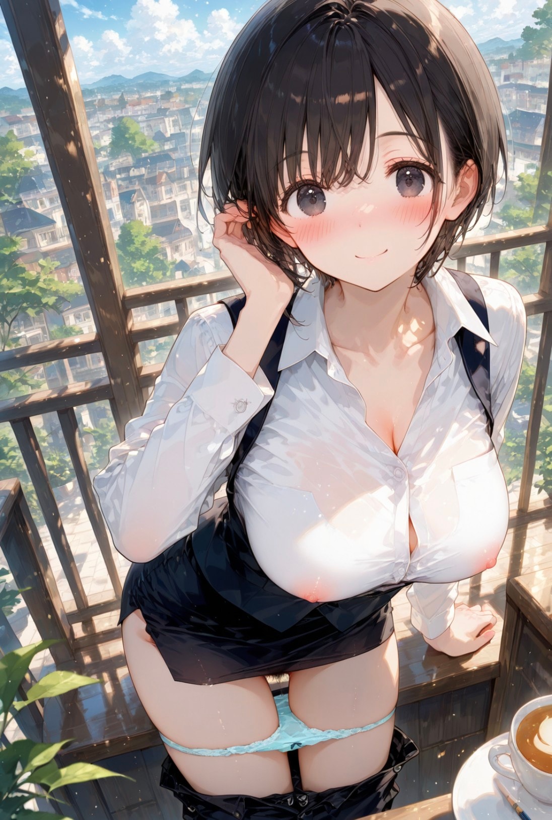「おはよう✨️」彼女と朝のカフェ☕️28