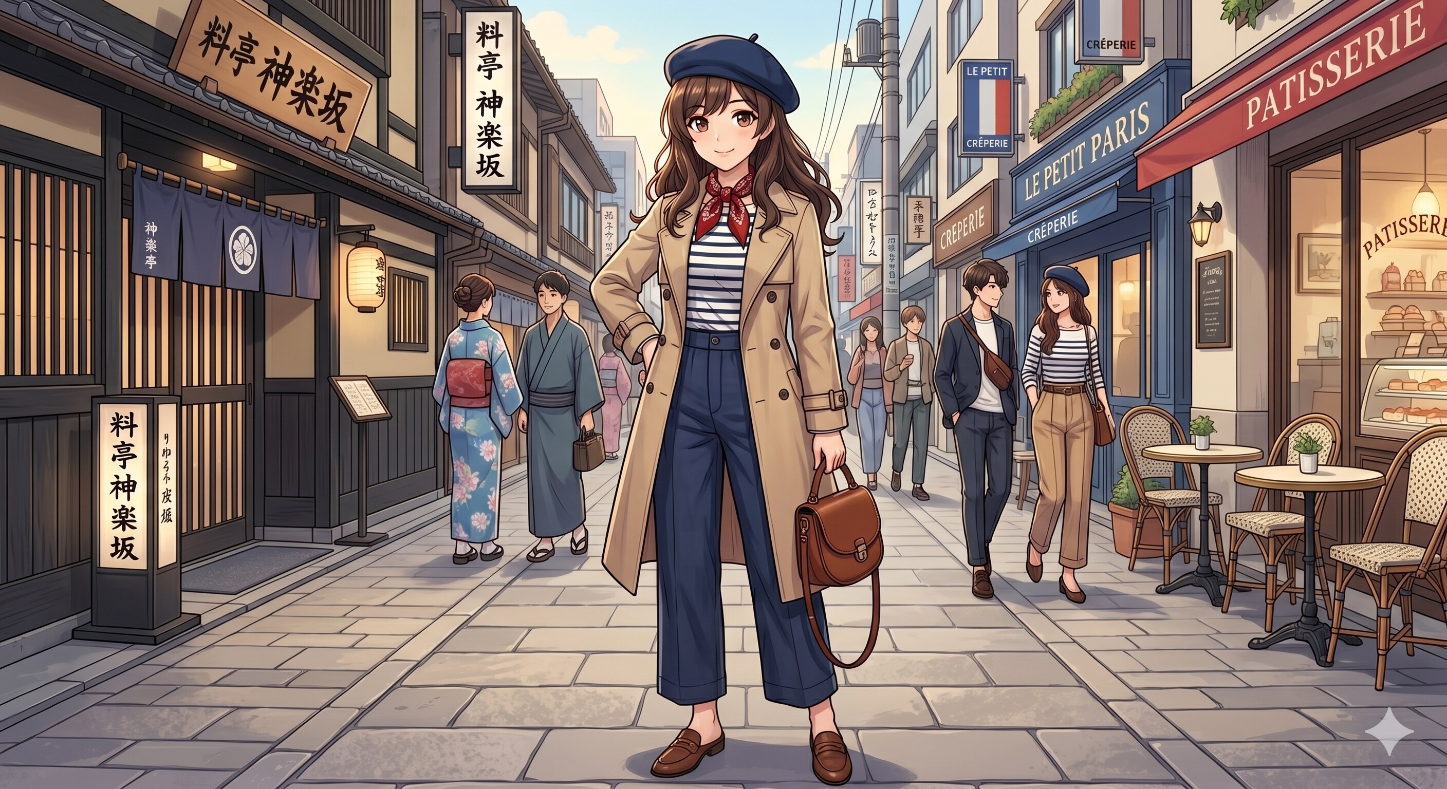 友里奈さん パリ気分🇫🇷 | の人気AIイラスト・グラビア