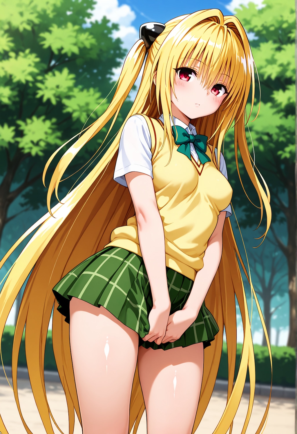 【ToLOVEる:ヤミ】パンツ見たい？…しょうがないですね