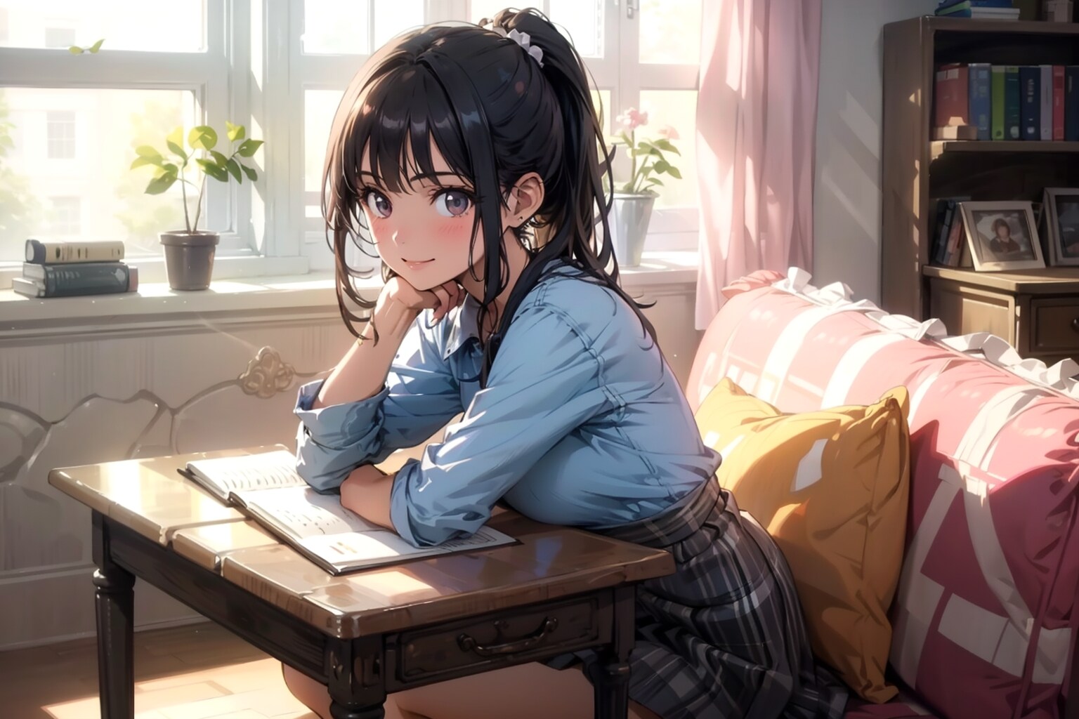 夏休みの課題 | の人気AIイラスト・グラビア