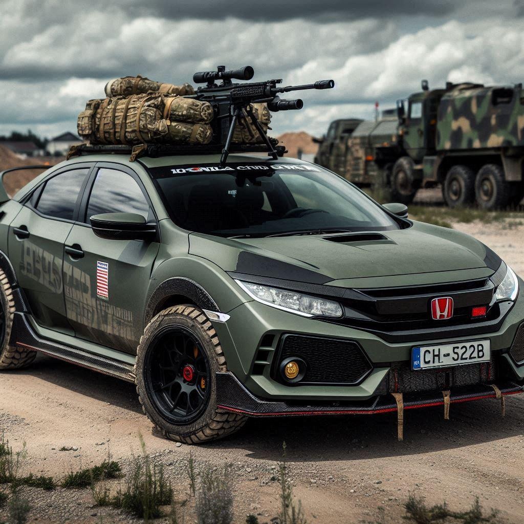 シビックタイプR軍用車