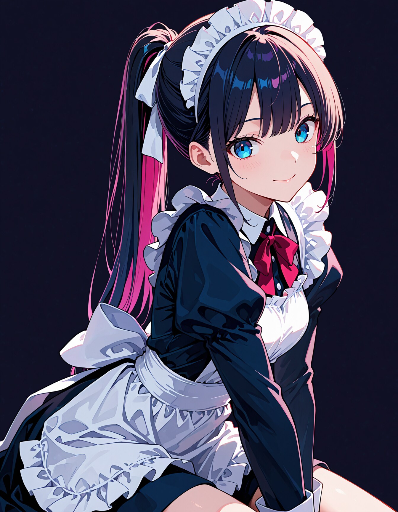 ポニテメイドさんの習作