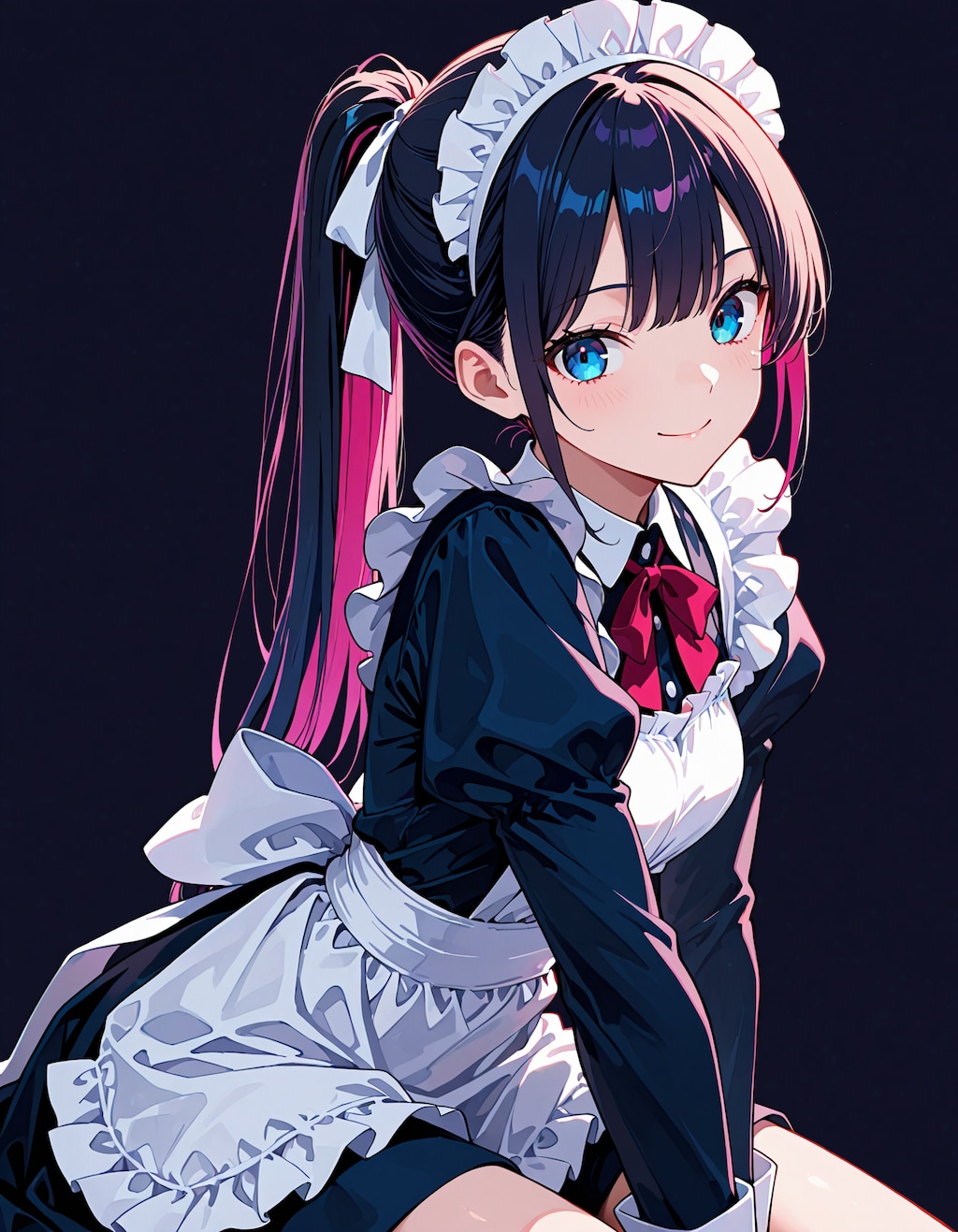 ポニテメイドさんの習作