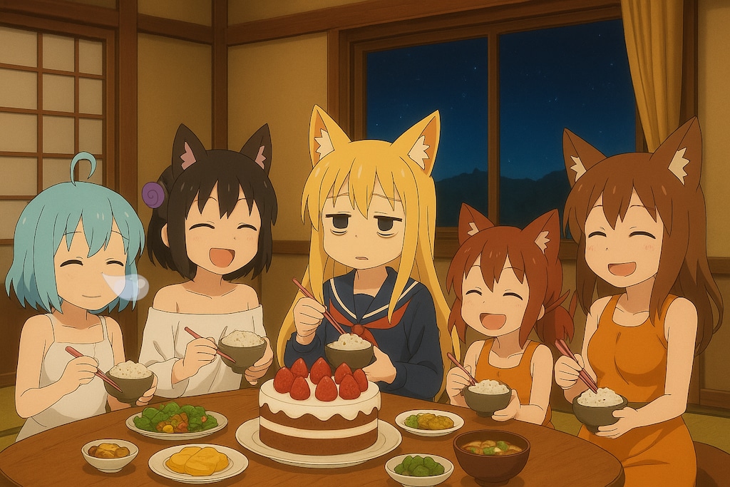 深夜飯の時間が来ると叩き起こされる文化がある多種族