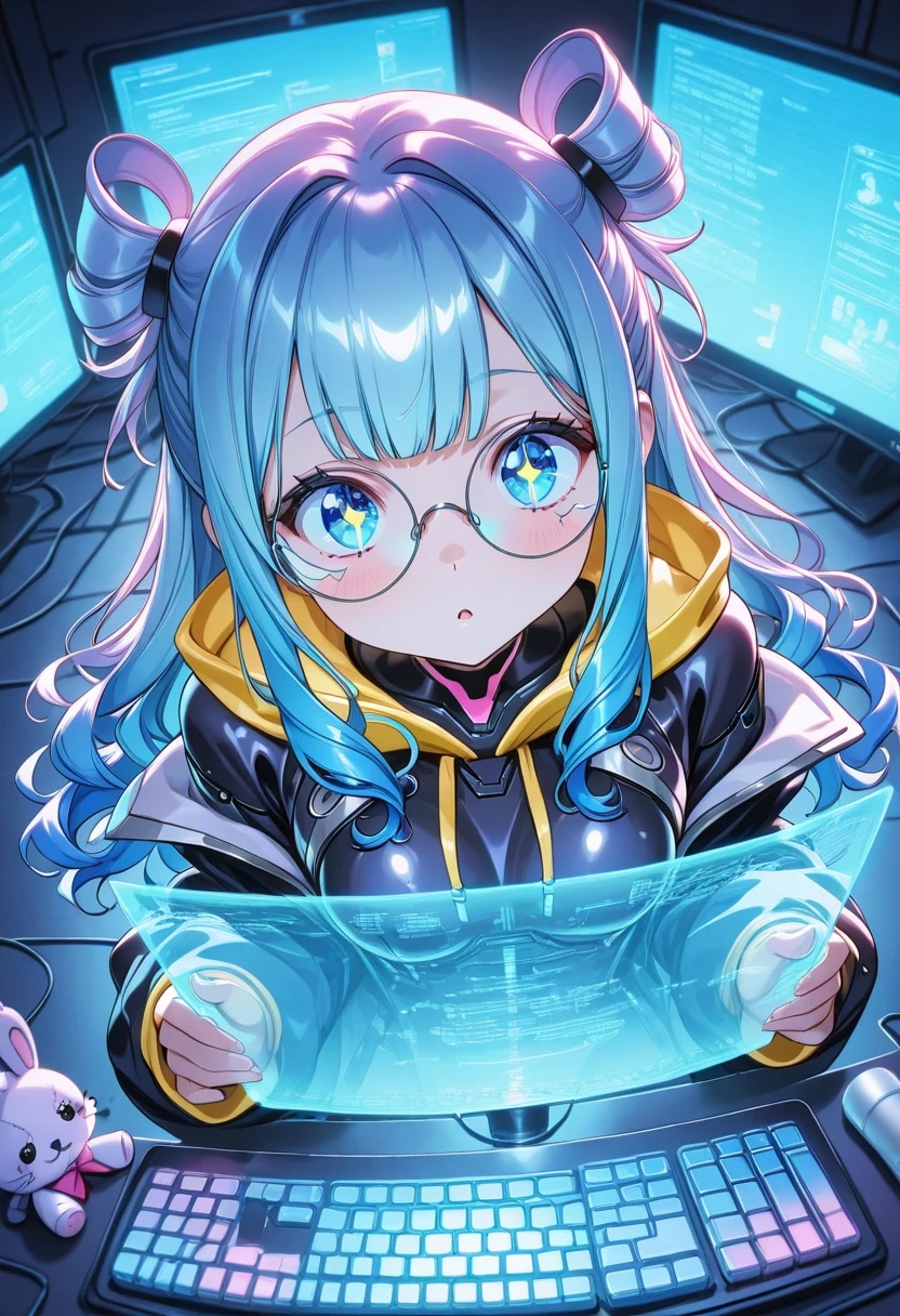 サイバーパンクなハッカーちゃん