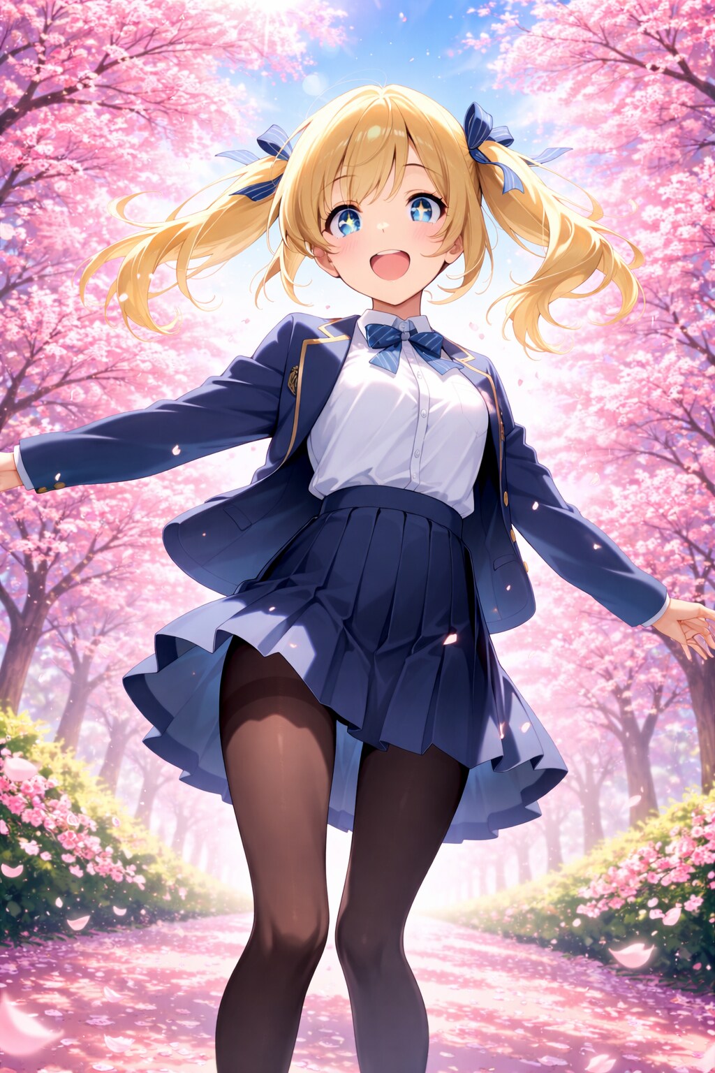 春と桜と喜楽里ちゃん