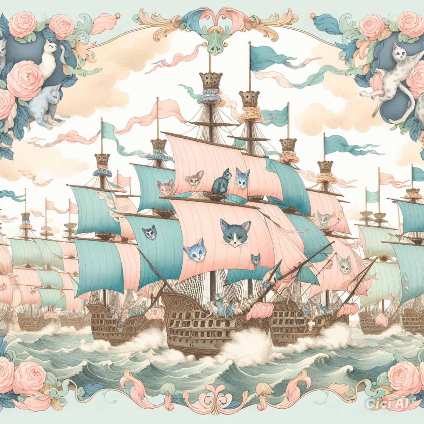 猫耳艦隊 | の人気AIイラスト・グラビア