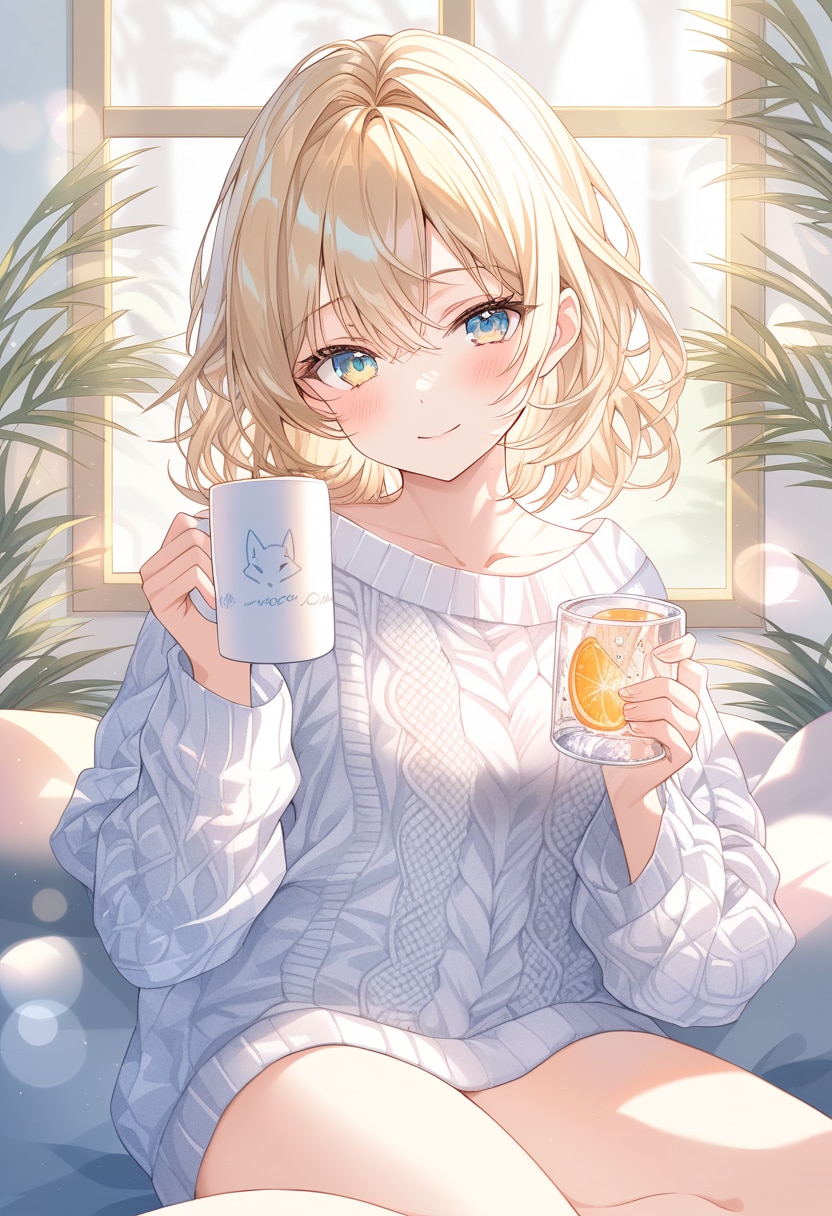 朝ごはん、一緒に食べようね | の人気AIイラスト・グラビア