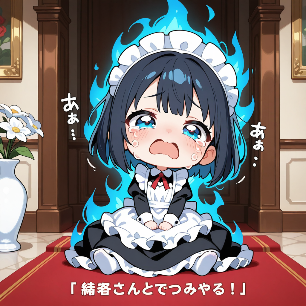 ちび属性、泣き属性、騒音属性のちびメイド！！