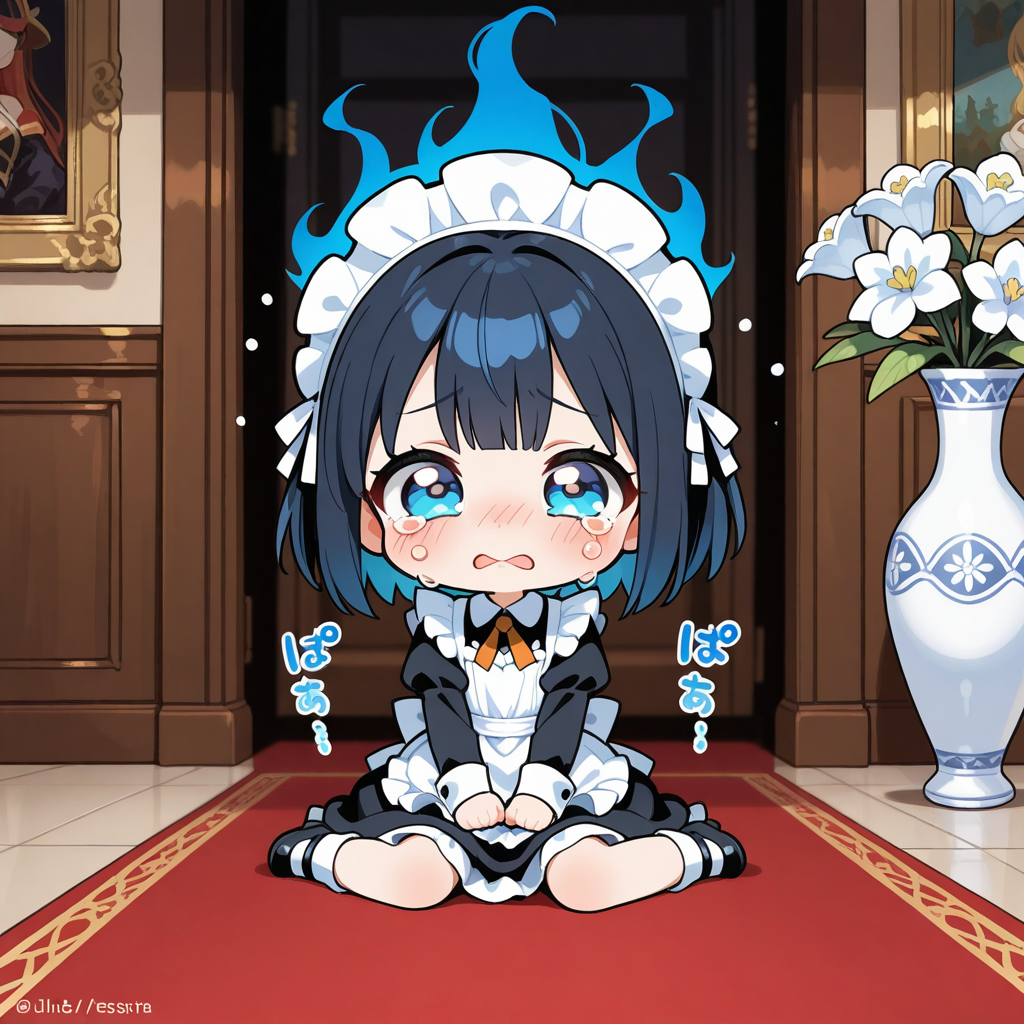 ちび属性、泣き属性、騒音属性のちびメイド！！