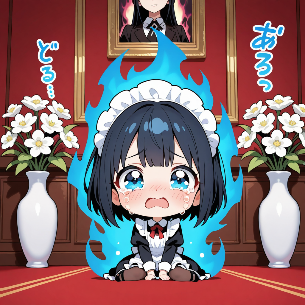ちび属性、泣き属性、騒音属性のちびメイド！！ | の人気AIイラスト・グラビア