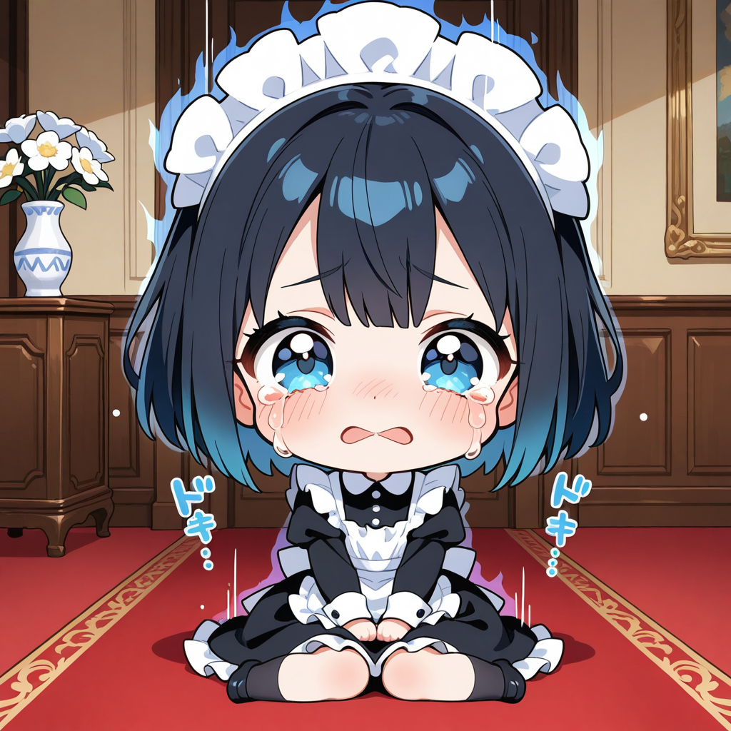 ちび属性、泣き属性、騒音属性のちびメイド！！