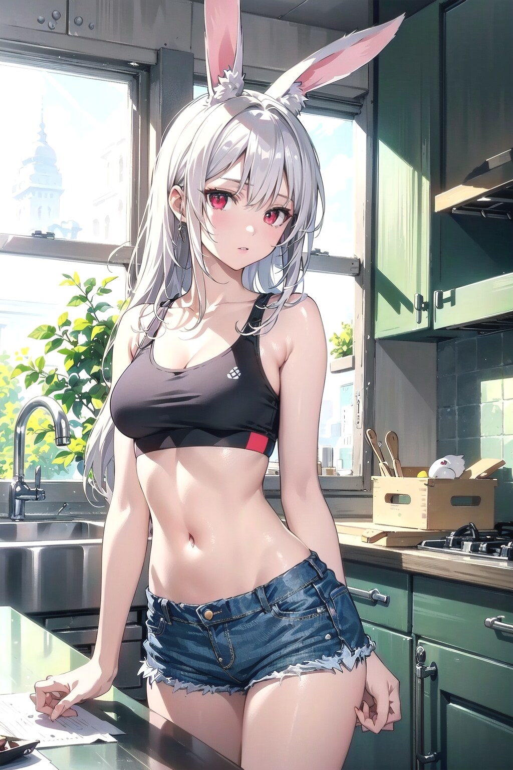 むぅ⋯にんじんどこなのです❓🥕🐰