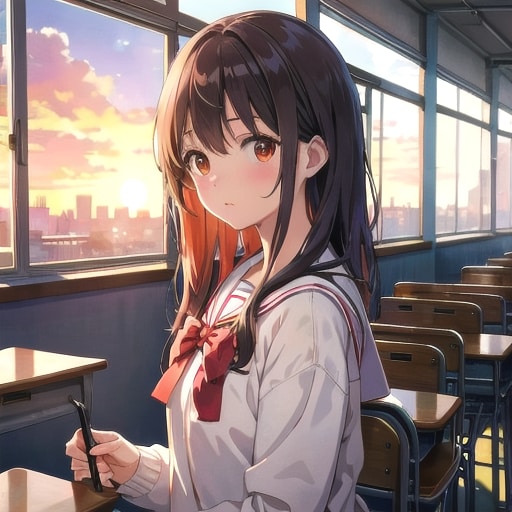 放課後少女(V4B) | の人気AIイラスト・グラビア