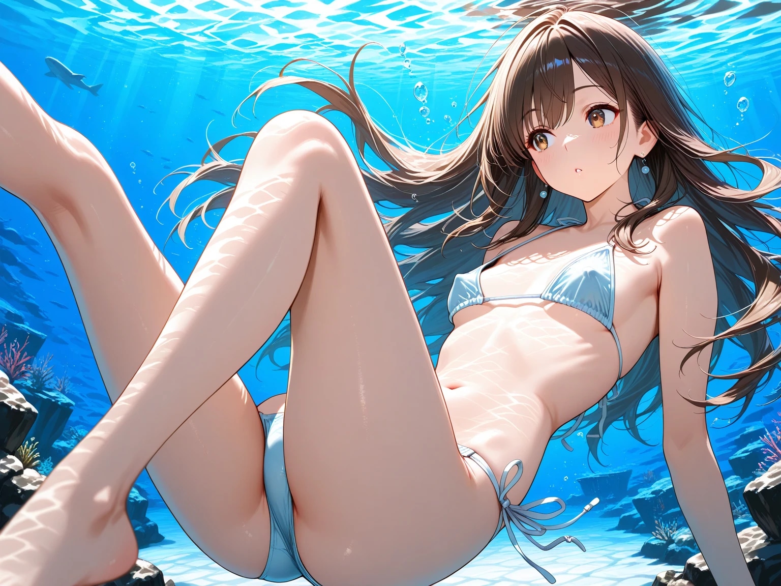 海の中