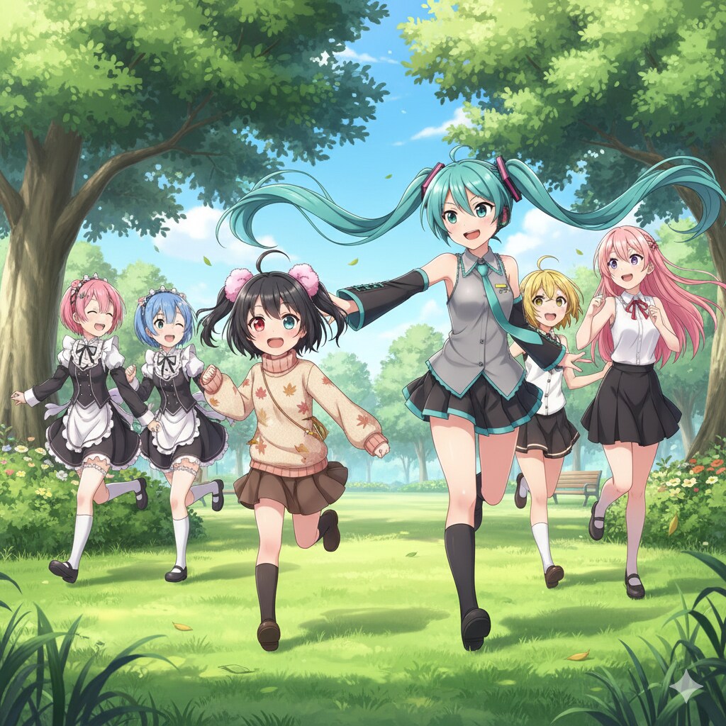 鬼ごっこ アケちゃんヾ(￣∇￣))ﾀｯﾁ