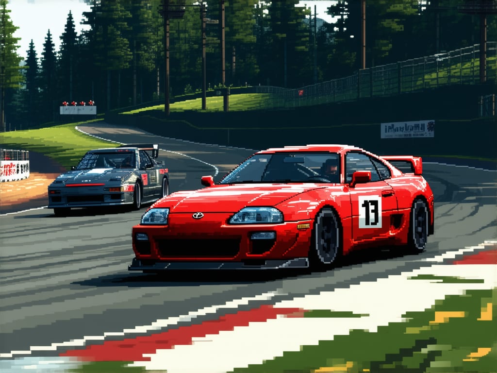 A masterpiece game where you can identify the car model just by its engine sound.