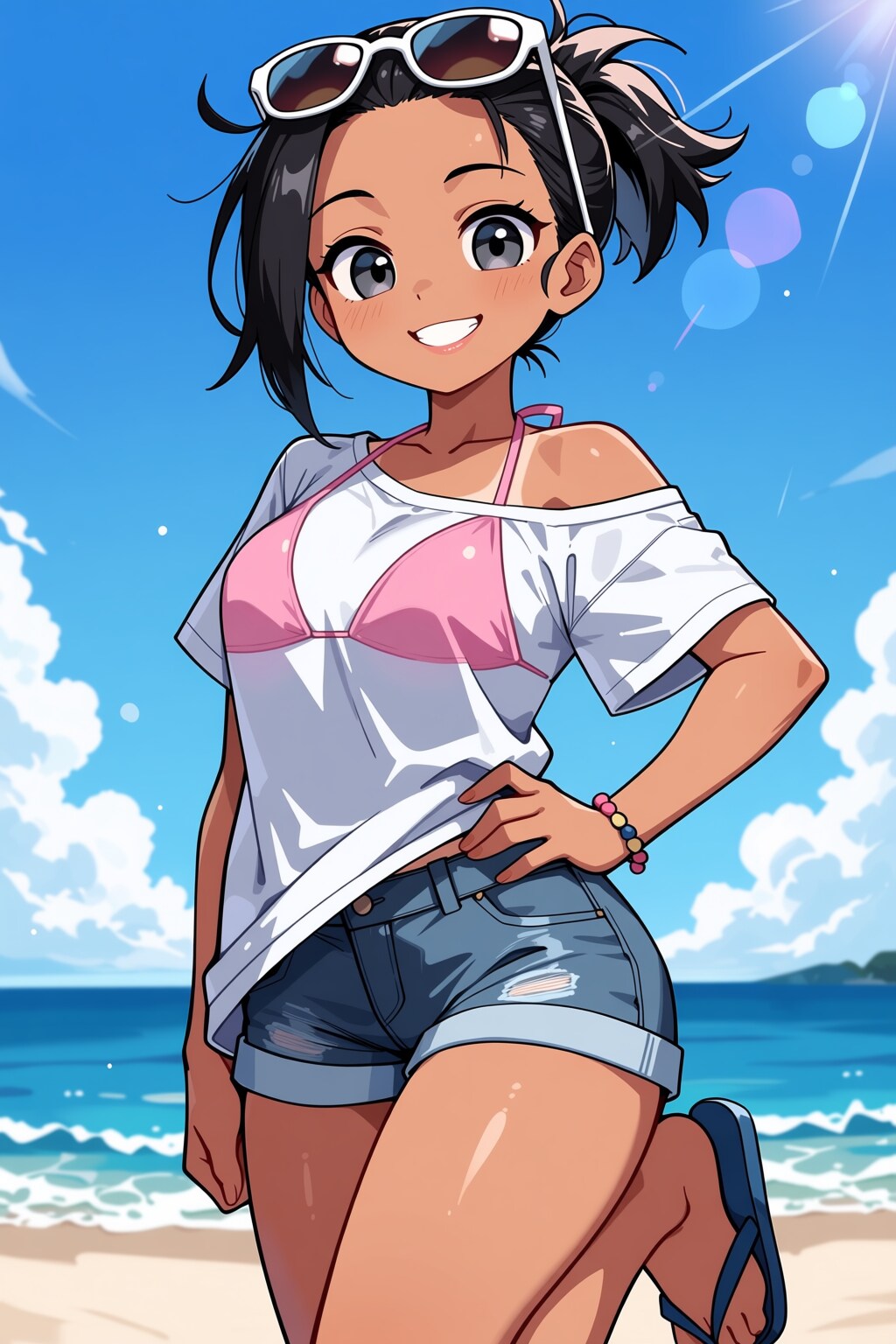 【没】女の子とビーチ　その３